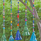 Glass-Blown Bell On Beaded String