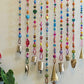 Colorful, Handmade Glass Bead Mobile Suncatcher, Boho Wall Décor,