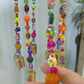 Colorful Bohemian Wind Chime With Brass Bells