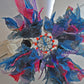 Colorful Beaded Mobile Wind Chime With Brass Bells and Fabric Tassels