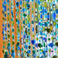 Beaded Curtains In shadows of Blue Turquoise green & transparent