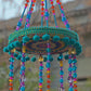 Unique Wind Chimes With Brass Bells and Fabric Tassels