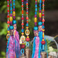 Unique Gypsy Bohemian Colorful Wind Chimes Mobile